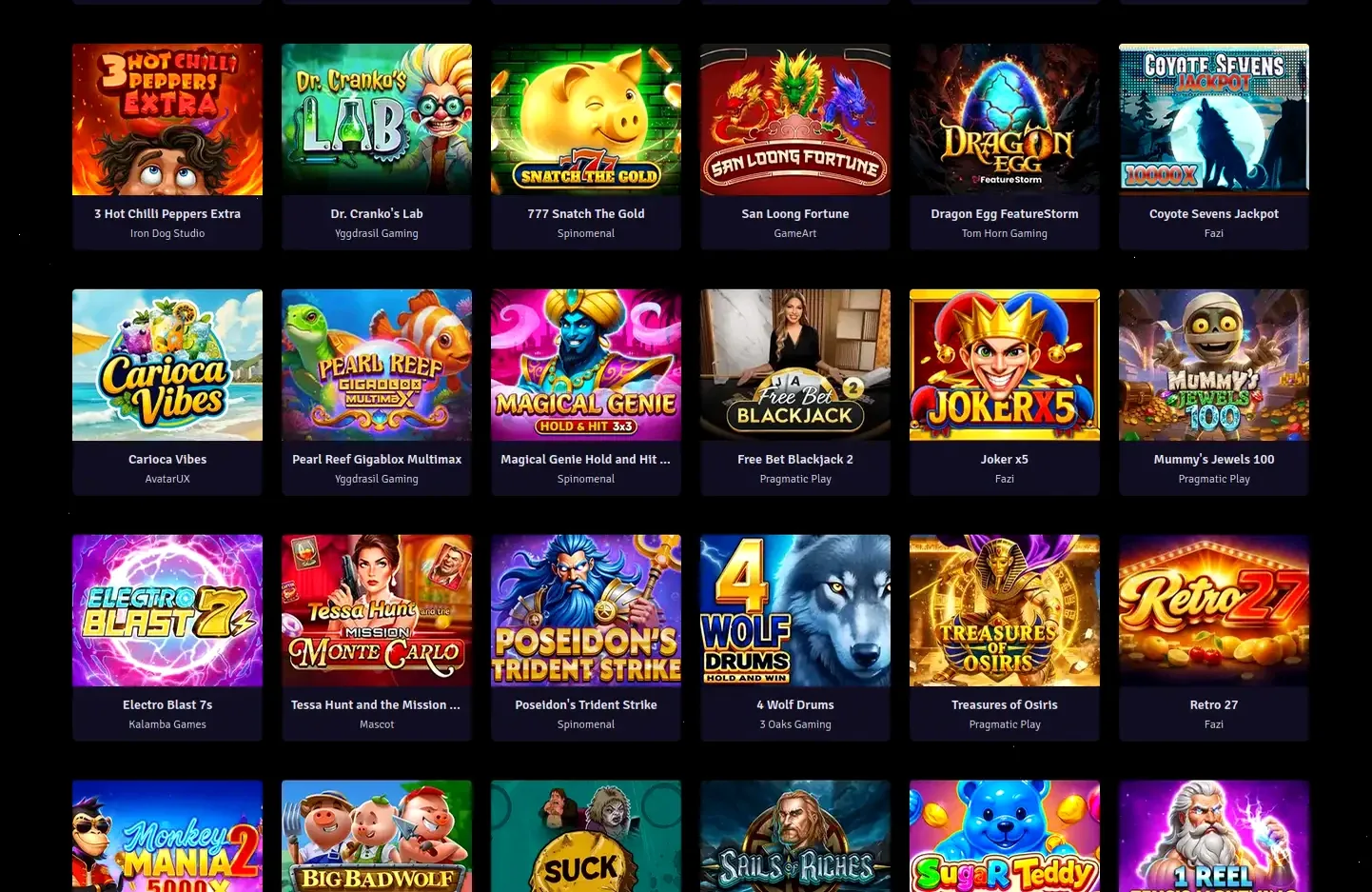 Betcave Mobile App Casino Bonus Übersicht